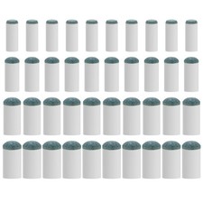 EOTJYAO 40Pcs Slip On Pool Cue Tips Replacement Kit, 4 9-10-12-13mm, White