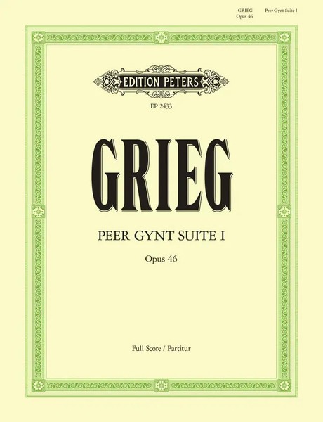 Peer Gynt Suite 1 Op.46 | Edvard Grieg | Partitur | Edition Peters-image