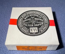 Vintage W & R Balston Genuine Whatman Filter Paper No.44, 100 circles