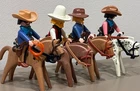 Playmobil Vintage Western Cowboy Playset Lot of 4