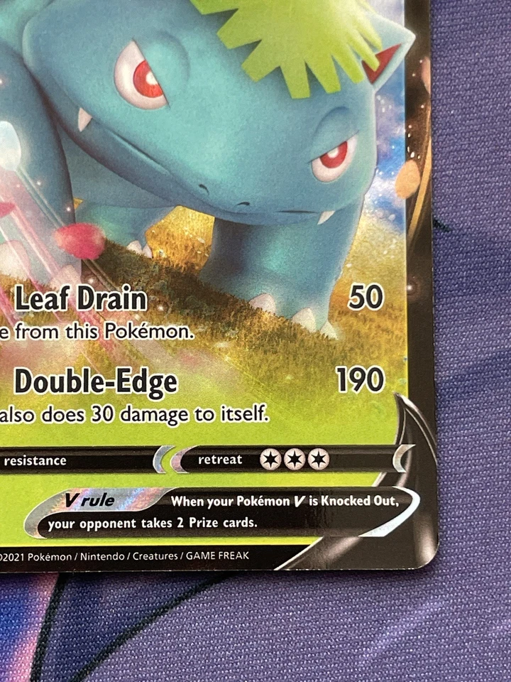 Venusaur V - Promo SWSH: Sword & Shield Promo Cards SWSH100 Battle Deck Promo NM - Image 4 of 4