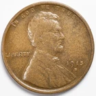 1915-D Lincoln Wheat Penny Cent Very Fine (VF), Denver Mint