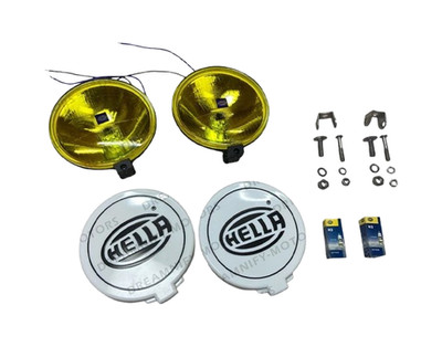 Universelle Nebel-Lampe Mit Abdeckung Gelb Spot Halogen 12 V Für Hella Comet 500