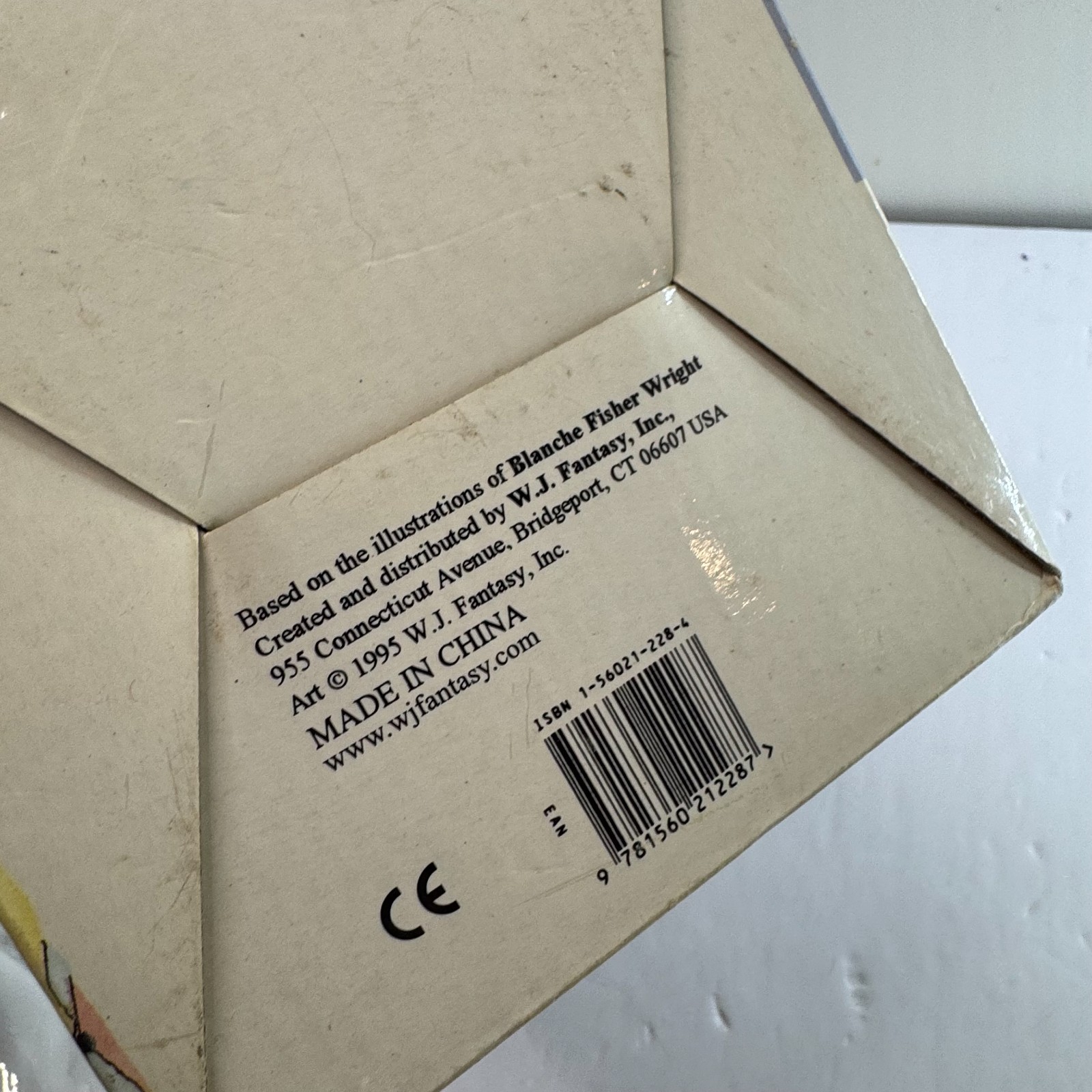 Mother Goose Building Blocks Set 1995 WJ Fantasy Stacking Nesting Blocks Kids