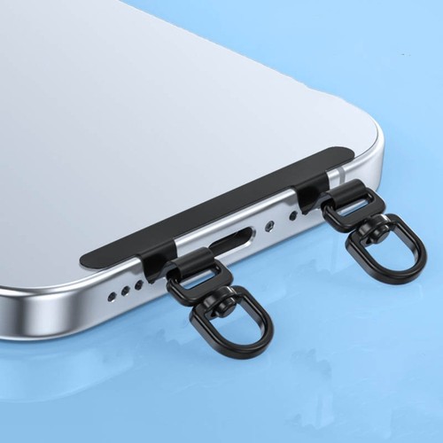 Metal Lanyards Card Ultra-thin Sling Rope Card Clip Snap Strap Mobile Phone - Photo 12/15