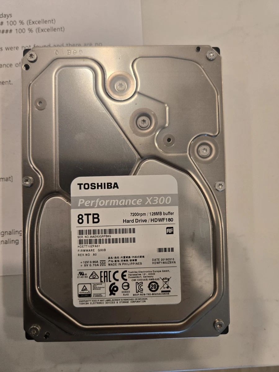 Preços baixos em Unidades de disco rígido interno Toshiba 8 TB de