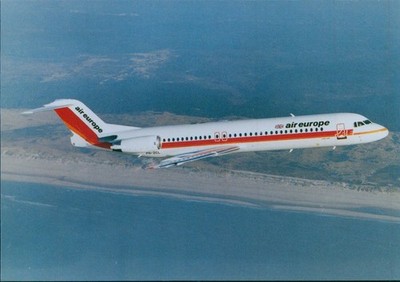AK-F20- 8054#     AIR EUROPE, Fokker 100