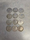 Lot Of 12 Silver Dimes 1964 Various Conditions 90% Silver