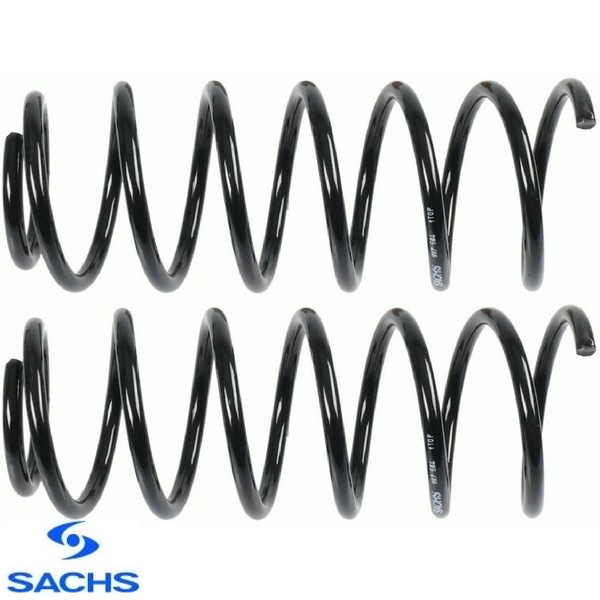 2X Fahrwerksfeder Sachs 997584 2 Federn Satz Federnsatz FüR Seat FüR VW-image