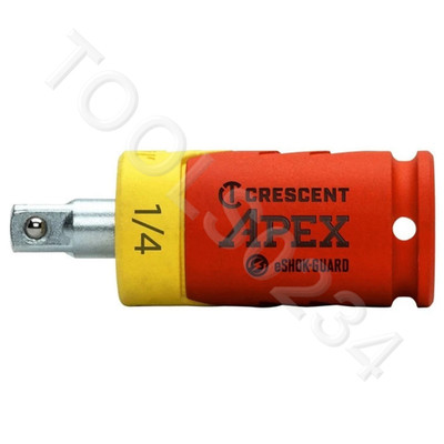APEX Crescent CAEAD316 eSHOK GUARD 1/4'' Socket Isolator Adaptor Impact Rated
