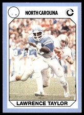 Lawrence Taylor 1990-91  North Carolina Tar Heels #4 North Carolina Tar Heels