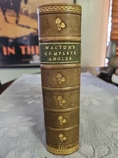 Complete Angler, Walton, 3rd Major Ed, 1835, Angling, Fly Fishing, Trout, book
