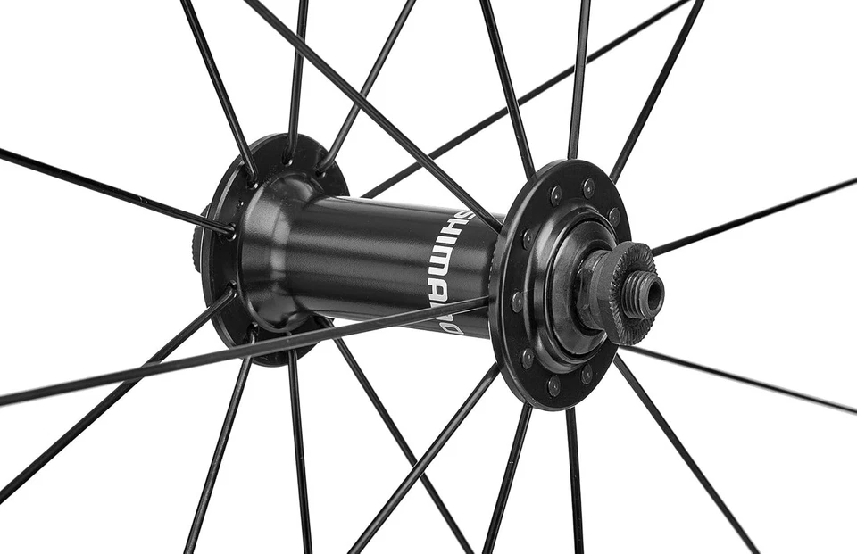 Shimano RS100 700c Clincher Quick Release Rim Brake Wheelset – 9/10/11 Speed - Image 3 of 4