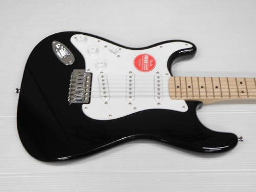 Squier Sonic ST-Style LH MN WPG BLK Left Handed Electric Guitar