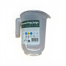 Messbecher Set 3-teilig - 250 ml, 500 ml, 1000 ml  / 0,25 ; 0,5 ; 1 Liter