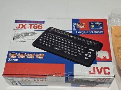 JVC JX-T66(J) Character Generator Video Editing Analog Vtg NOB