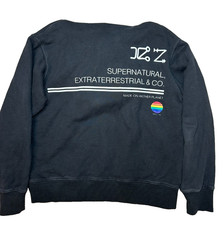 Xander Zhou Black Hoodie Futuristic Streetwear Designer Gender Neutral Fashion M