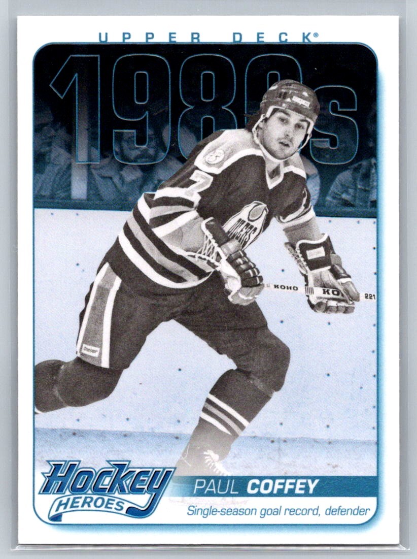 2013-14 Upper Deck Hockey Heroes 1980s Paul Coffey Edmonton Oilers #HH41 HOF