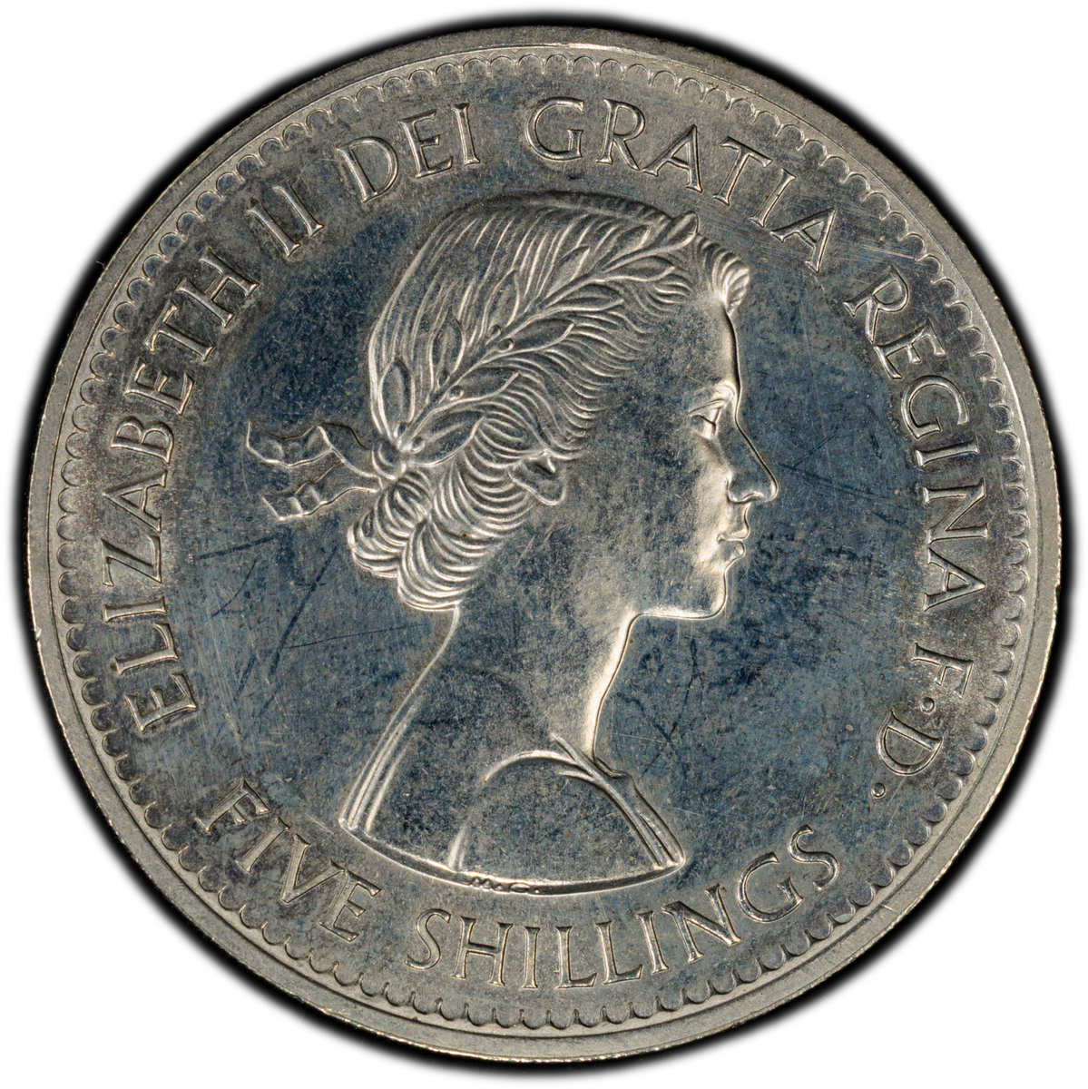 鑑定PCGS PL62 Great Britain 英国王のスピーチ 1960 Great Britain 1 Crown British Exhibition New York PCGS PL62