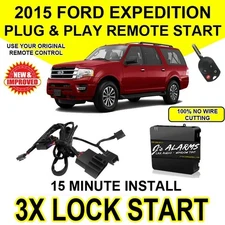 Js Alarms Remote Start Plug and Play DIY For 2015-2017 Ford Expedition FO1