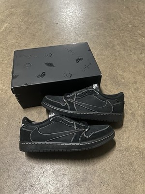 Jordan 1 Retro Low OG SP Travis Scott Black Phantom Size 8.5  DM7866-001