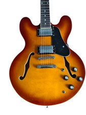 From USA New 335 Jazz Electric Guitar Semi Hollow Body In Sunburst