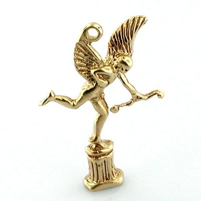 14kt Statue of Eros God of Love 14k Gold Charm