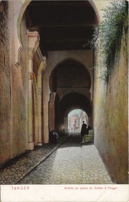 CPA MOROCCO TANGER Entrée du palais du Sultan a TANGER (31676)
