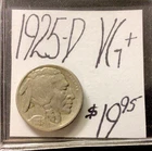 1925 D Buffalo Nickel VG+! ENN Coins