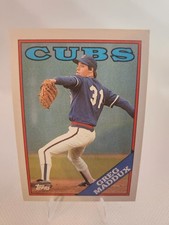1988 Topps Greg Maddux #361 Chicago Cubs Baseball Card Rookie MLB Vintage