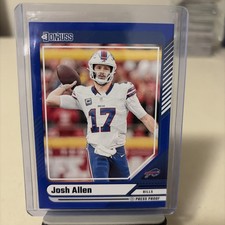 2024 Panini Donruss - Josh Allen #300 Blue Press Proof