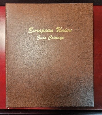 1ST Year COMPLETE 96 COIN EUROPEAN UNION EURO Collection Album Gold Silver Coppe