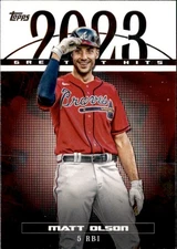 2024 Topps Series 1 - 2023 Greatest Hits Matt Olson #23GH-3