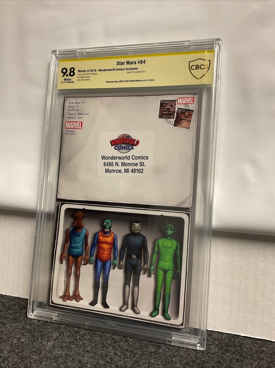Star Wars #64 Marvel 2019 Wonderworld Figure Variant Signed JTC