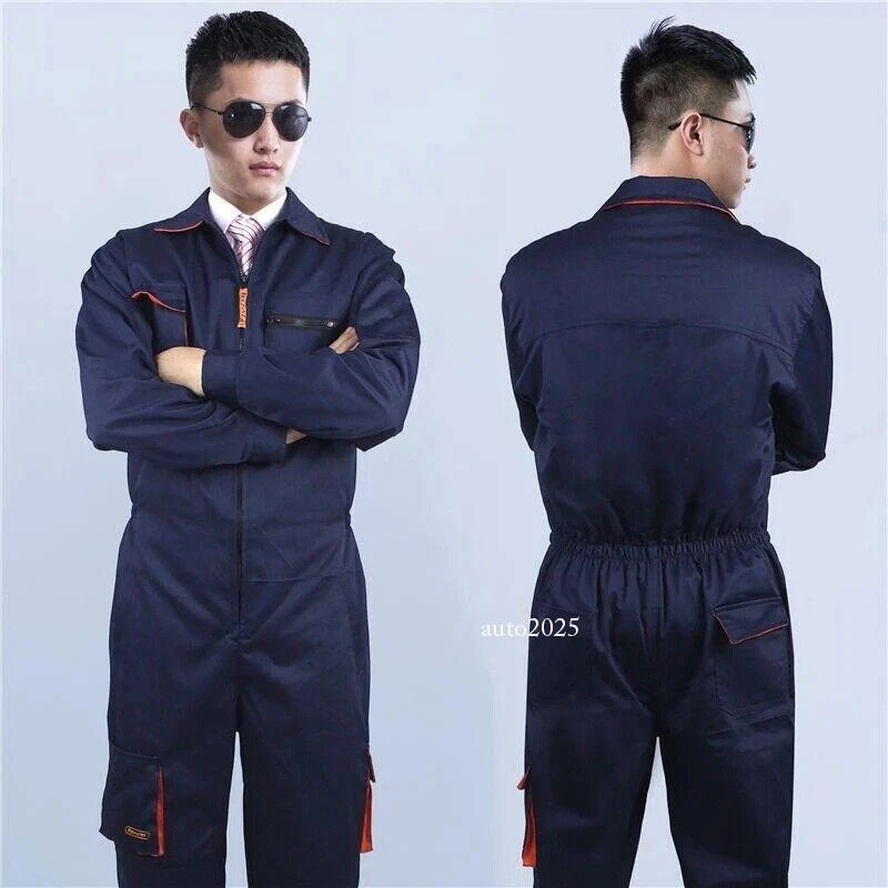 Monos de trabajo para hombre Pantalones de soldadura Taller Ropa de seguridad Ropa de trabajo Informal Carga Foto 3 de 4