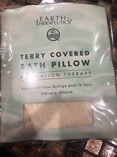 Earth Therapeutics Terry Covered Bath Pillow