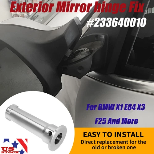 Stainless Exterior Mirror hinge Fix For BMW X1 E84 X3 F25 And More #233640010 US