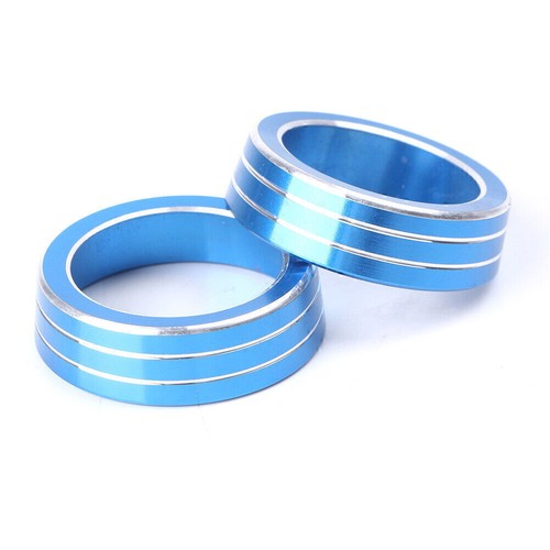 2x AC Air-condition Control Switch Cover Ring for Honda Civic 2016 2017 Blue po - Picture 4 of 9