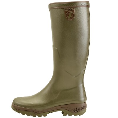 Aigle Gummistiefel Parcours 2 Grün - Jagdstiefel wasserdicht aus Kautschuk