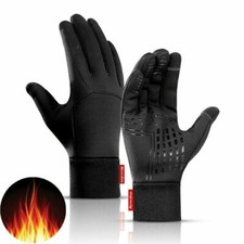 Mens Winter Thermal Warm Waterproof Ski Snowboarding Driving Work Gloves Mitten