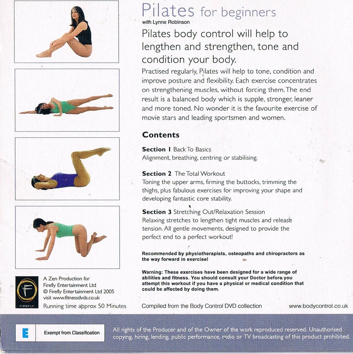 Pilates For Beginners With Lynne Robinson - Health & Fitness - N