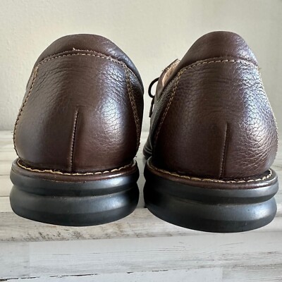 Nunn Bush Comfort Oxford Men’s Size 11M Brown Tumbled Leather Sheepskin Lining Nunn Bush Comfort Oxford Men main image 2