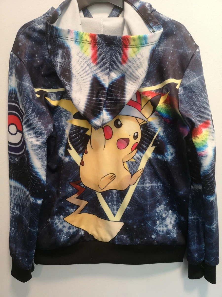 Pokemon Hoodie Pullover Hoody blau Pikachu Sweatshirt Sweater Junge | eBay