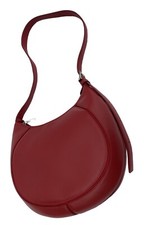 Lacoste Hobo Shoulder Bag Nubuck Leather Vintage L45 Paseo 2 Red New