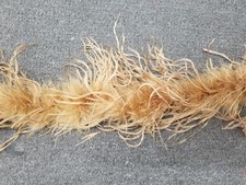 ostrich feather boa 2 yards peace ,tan color