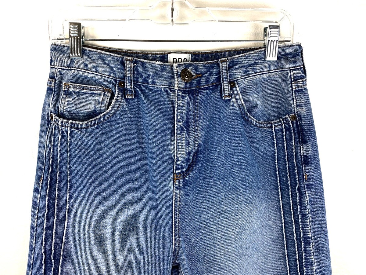 【DEARMINE】Urban Wide Pin Tuck Denim Girls' Mid-Rise Pull-On Wide Leg Denim Pants - Cat & Jack