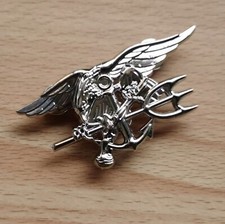 US Navy Seal Eagle Anchor Trident Medal Uniform U.S. Naval Special Forces Badge
