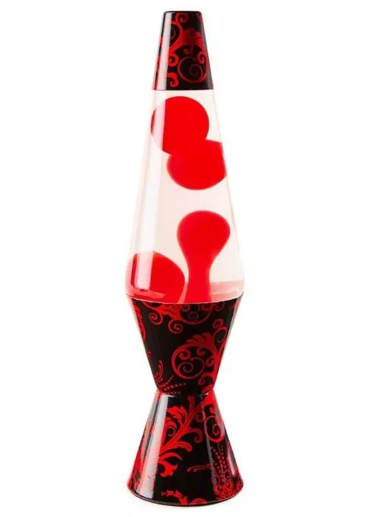 Lava lamp red and on sale black