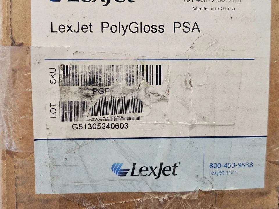 Papel fotográfico brillante para medios imprimibles de inyección de tinta LexJet PGPRA36 36 pulgadas x 100 pies 8 mil Foto 4 de 4