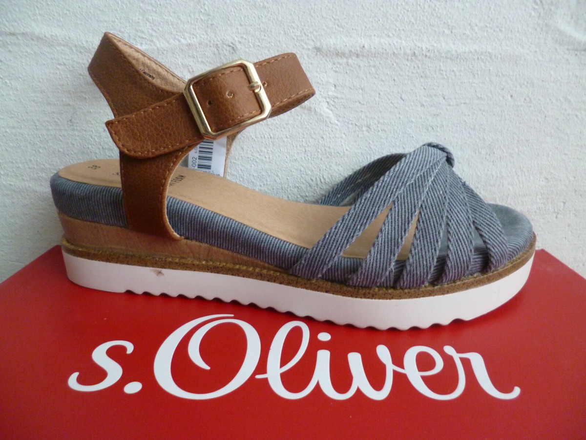 s oliver sandalette blau